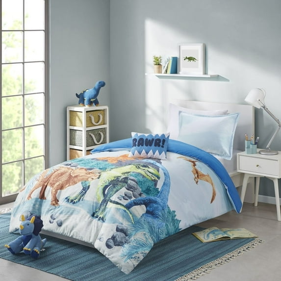 Mi Zone Kids Tucker Dinosaur Printed Comforter Set - Twin
