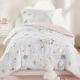 thumbnail image 1 of Regency Heights Twin/Twin XL Size Comforter Sets, 3-Piece Kids Bedding Set for Girls, Starry Sky Comforter Bed Set for Girls, Blush/Gold, 1 of 8