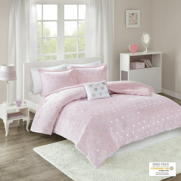 Mi Zone - Reagan Comforter Set - Full/Queen - Pink