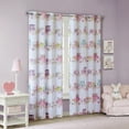 thumbnail image 1 of Mi Zone Wise Wendy Kids Blackout Curtain, 1-Piece 50x63", Floral and Owl Print Window Panel, Multi Color, 1 of 5