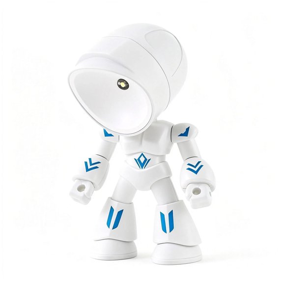 Mi-ni Creative Robot Table Lamp, Unique Fun Robot Lamp, 2026 New 2 in 1 Mi-ni Creative Robots Table Lamps, Cute Robots Design Companion Table Light, Smart Auto Dimming LED Night Light for Bedroom