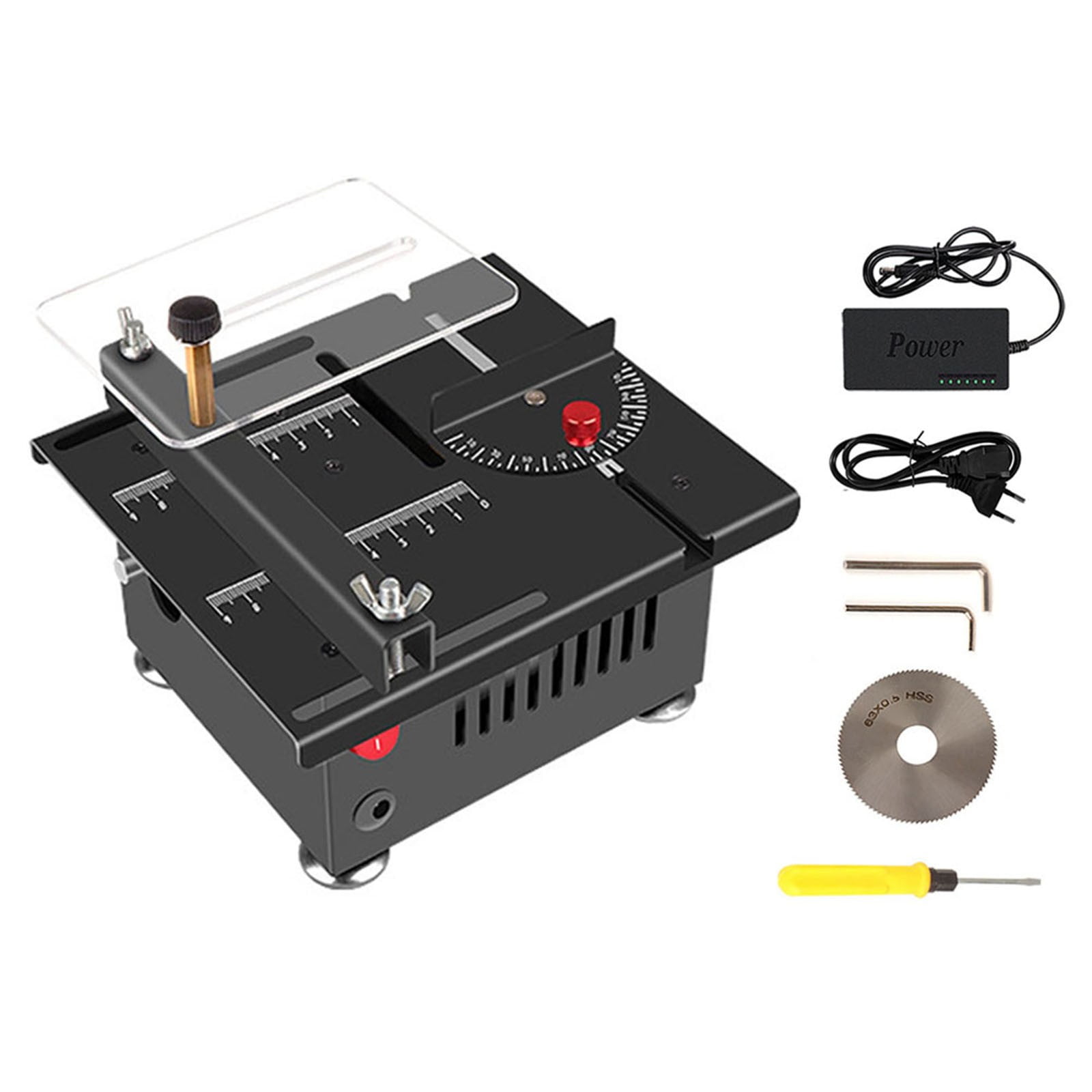 Mi ni Table Saw Electric Small Bench Saws Desktop Saw DIY PCB Model Cutting Tool