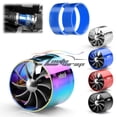 thumbnail image 1 of Mi2KA Turbine Air Intake Fuel Gas Saver Single Fan System Turbo 2.5"-3.0" Black, 1 of 7
