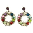 thumbnail image 1 of MiAmore Dangle-Earrings Bronze-Tone/Multicolor, 1 of 4