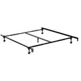 thumbnail image 1 of MiBasics Hagemen Metal Adjustable Bed Frame, Full/Queen, Black, 1 of 1