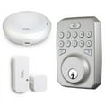 thumbnail image 1 of MiEQ Smart HUB, Deadbolt Lock, & Door Sensor Combo, Brushed Nickel Finish (Mieq-BNSNHB), 1 of 6