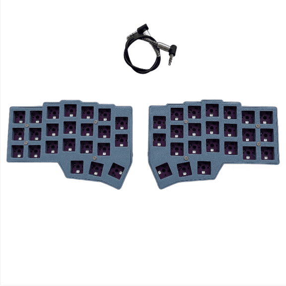 MiFuny CORNE V4 Split Keyboard Kit Collocation Japanese Keycap Wired RGB Hot-swappable Support VIAL Left and Right Hand Split Keyboard