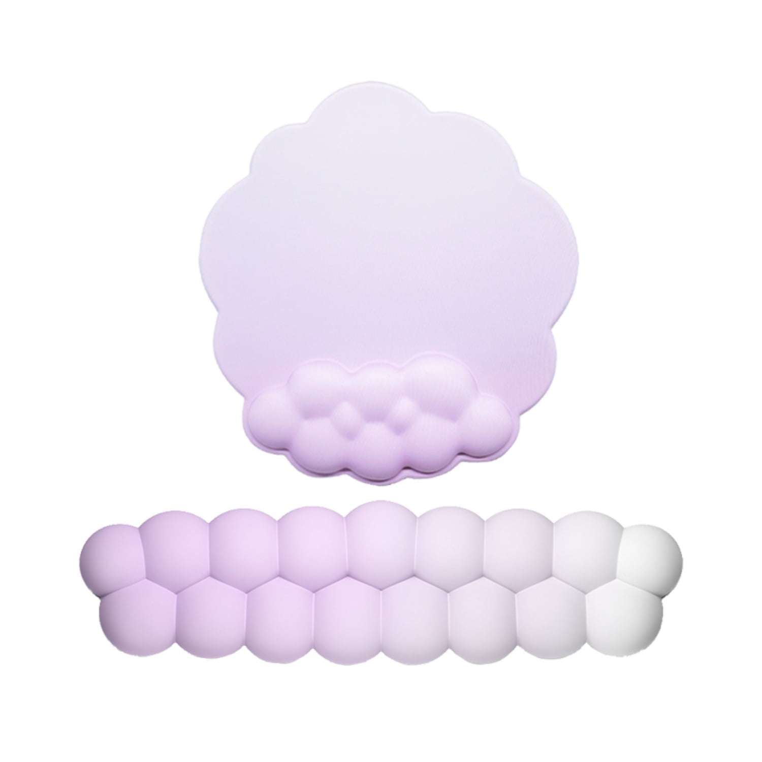 MiFuny Cloud Wrist Rest & Mouse Pad Set, Ergonomic Pillow Support  Fits 61-96% Layout,size 370x105x25mm, Waterproof