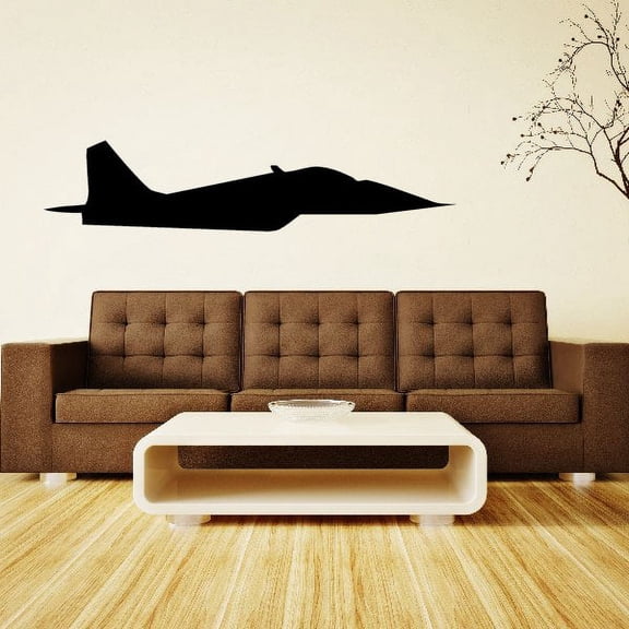 MiG-29 Fulcrum Profile Decal - 36 Inches