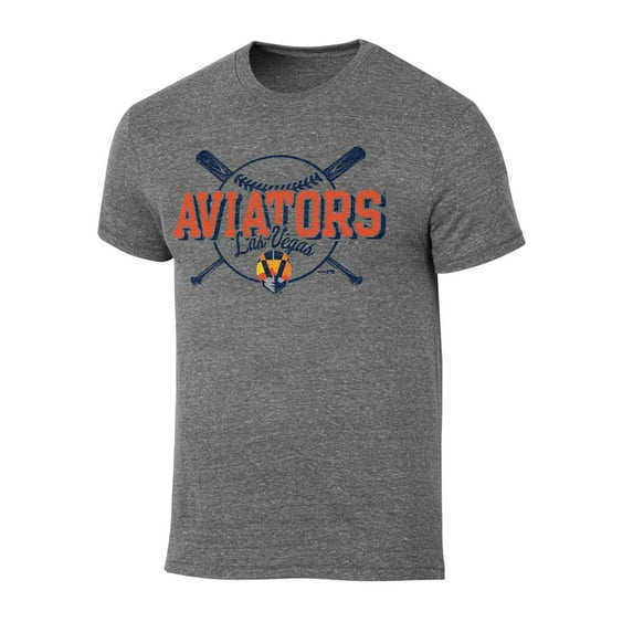 MiLB Las Vegas Aviators Mens Triblend Crew Short Sleeve Tee