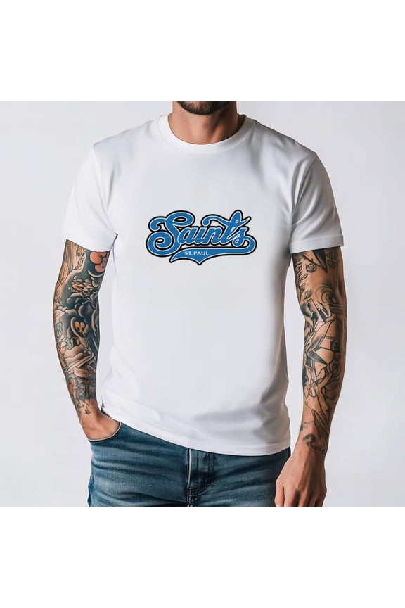 MiLB St Paul Saints Baseball Fan Minor League Sport Team Merch Unisex T-Shirt, for men & women, up to size 5XL.