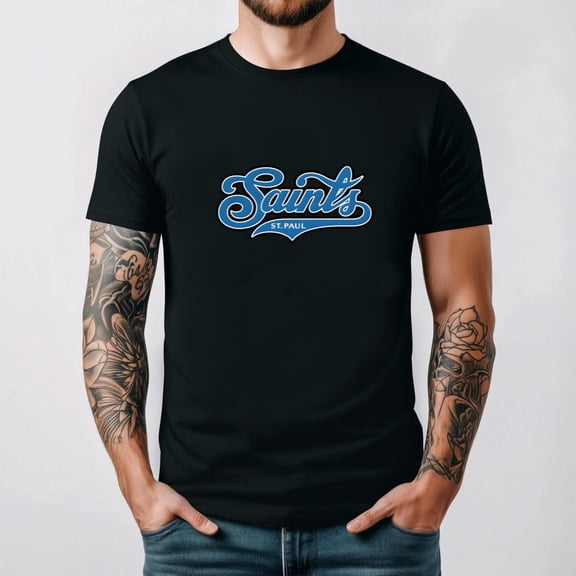 MiLB St Paul Saints Baseball Fan Minor League Sport Team Merch Unisex T-Shirt, for men & women, up to size 5XL.