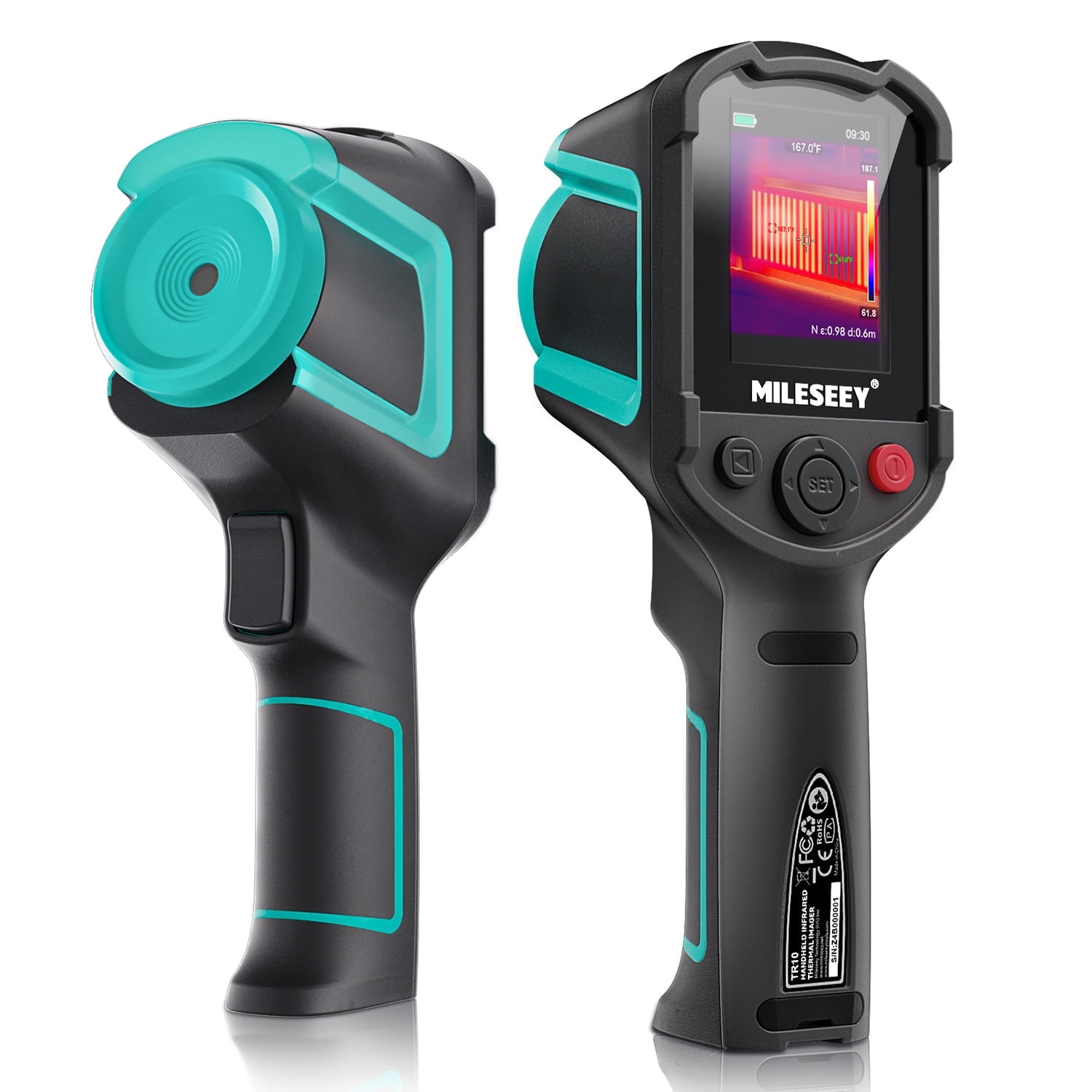 MILESEEY TR10 Thermal Imaging Camera, Super Resolution, 25 Hz Refresh, -4F to 1022F