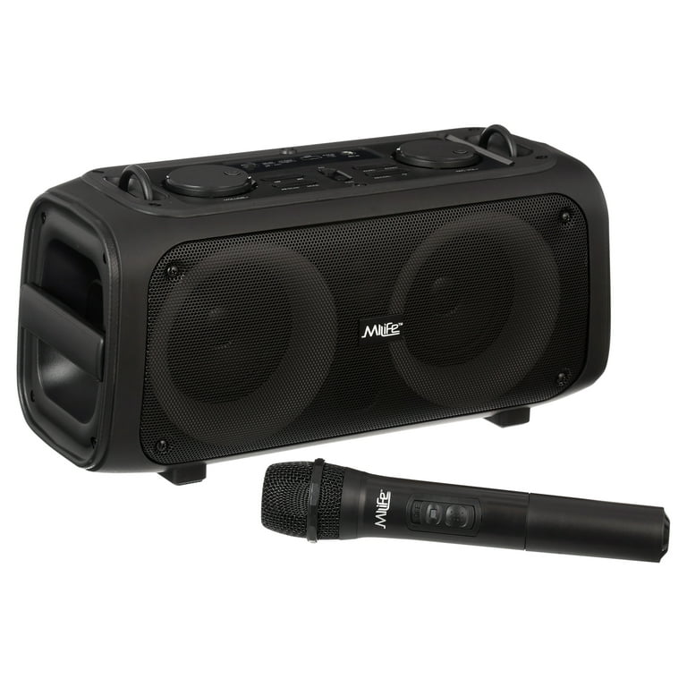 MiLife Portable Bluetooth Party Speaker Multi Color LED Lights