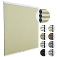 thumbnail image 1 of MiLin 100% Blackout Cordless Cellular Shades Cellular Blinds for Windows Heat Insulation UV Protection Honeycomb Design Blinds and Shades Room Darkening Shades (Blackout Creamy, 58 1/2" W X 60" H), 1 of 6