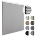 thumbnail image 1 of MiLin Cordless Cellular Shades Cellular Blinds for Windows Light Filtering Honeycomb Design Blinds and Shades Noise Reduction Shades for Home Offices (Light Filtering Gray, 55" W X 60" H), 1 of 6
