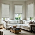 thumbnail image 1 of MiLin Cordless Roman Shades Blackout Roman Window Shades, Fabric Roman Blinds Custom Size Privacy Window Treatments Insulated for Home (Blackout Beige, 39" W X 60" H), 1 of 6