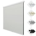 thumbnail image 1 of MiLin No Drill Cordless Cellular Shades Color-Matched No Tools Cellular Shades Honeycomb Design Blinds Shades for Window Room Office (Blackout White, 21" W X 72" H), 1 of 5