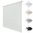thumbnail image 1 of MiLin No Drill Cordless Cellular Shades Color-Matched No Tools Cellular Shades Honeycomb Design Blinds Shades for Window Room Office (Light Filtering White, 32 3/4" W X 72" H), 1 of 5