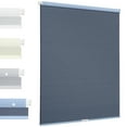 thumbnail image 1 of MiLin No Drill Cellular Shades - Cordless Cellular Blinds No Tools for Indoor Windows Bottom Up Blinds Tension Shades Easy to Install for Home Office (Blackout, Blue, 38 1/2" W X 40" H), 1 of 6