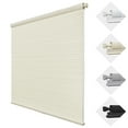 thumbnail image 1 of MiLin No Drill Cordless Cellular Shades Color-Matched No Tools Cellular Shades Honeycomb Design Blinds Shades for Window Room Office (Light Filtering Cream, 51" W X 48" H), 1 of 5