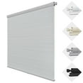 thumbnail image 1 of MiLin No Drill Cordless Cellular Shades Color-Matched No Tools Cellular Shades Honeycomb Design Blinds Shades for Window Room Office (Light Filtering Grey, 21 1/4" W X 60" H), 1 of 5