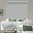 thumbnail image 1 of MiLin No Tools No Drill Cordless Roller Shades Roller Windows Shades Thermal Insulated Reduce Noise Privacy Window Roller Blinds for Home and Office (Blackout, Grey, 29"W X 60"H), 1 of 6