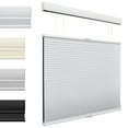 thumbnail image 1 of MiLin Top Down Bottom Up Cordless Cellular Shades Color-Matched Cellular Blinds for Windows Honeycomb Design Blinds Shades (Blackout White, 25" W X 60" H), 1 of 6