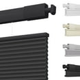 thumbnail image 1 of MiLin Top Down Bottom Up Cordless Cellular Shades No Drill Color-Matched No Tools Cellular Blinds for Windows Honeycomb Design Indoor Shades (Blackout Black, 59 3/4" W X 60" H), 1 of 6