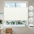 thumbnail image 1 of MiLin Top Down Bottom Up Cellular Blinds for Windows Cordless Cellular Shades Honeycomb Design Room Darkening Shades for Home, Bedroom, Office (Blackout Creamy, 22 1/2" W X 72" H), 1 of 6