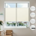 thumbnail image 1 of MiLin Top Down Bottom Up Cellular Blinds for Windows Cordless Cellular Shades Honeycomb Design Room Darkening Shades for Home, Bedroom, Office (Light Filtering Creamy, 73" W X 60" H), 1 of 6