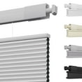 thumbnail image 1 of MiLin Top Down Bottom Up Cordless Cellular Shades No Drill Color-Matched No Tools Cellular Blinds for Windows Honeycomb Design Indoor Shades (Blackout Grey, 64 1/2" W X 72" H), 1 of 6