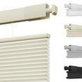 thumbnail image 1 of MiLin Top Down Bottom Up Cordless Cellular Shades No Drill Color-Matched No Tools Cellular Blinds for Windows Honeycomb Design Indoor Shades (Light Filtering Creamy, 59 1/4" W X 72" H), 1 of 6