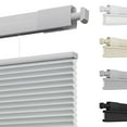 thumbnail image 1 of MiLin Top Down Bottom Up Cordless Cellular Shades No Drill Color-Matched No Tools Cellular Blinds for Windows Honeycomb Design Indoor Shades (Light Filtering Grey, 36" W X 72" H), 1 of 6