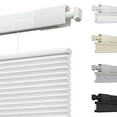 thumbnail image 1 of MiLin Top Down Bottom Up Cordless Cellular Shades No Drill Color-Matched No Tools Cellular Blinds for Windows Honeycomb Design Indoor Shades (Light Filtering White, 40 1/4" W X 48" H), 1 of 6