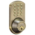 thumbnail image 1 of MiLocks HF-01AQ Touchpad Electronic Dead Bolt, Antique Brass, 1 of 4