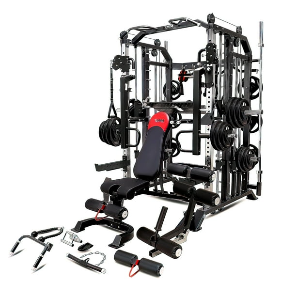 MiM USA Hercules 1001, Commercial All in One Gym Machine, Complete Attachments, Lifetime Warranty