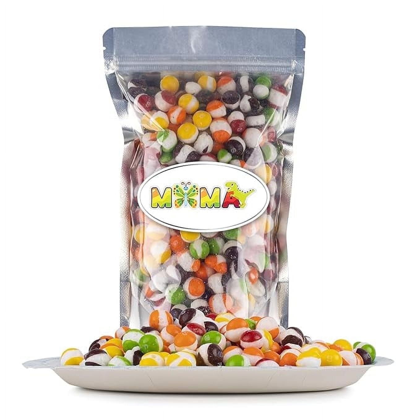 MiMa Halloween Freeze Dried Asteroids (6oz) Freeze Dried Rainbow Asteroids - Resealable Bags - Crispy, Crunchy and Flavorful Candy Snack (Original Fruit Candy)