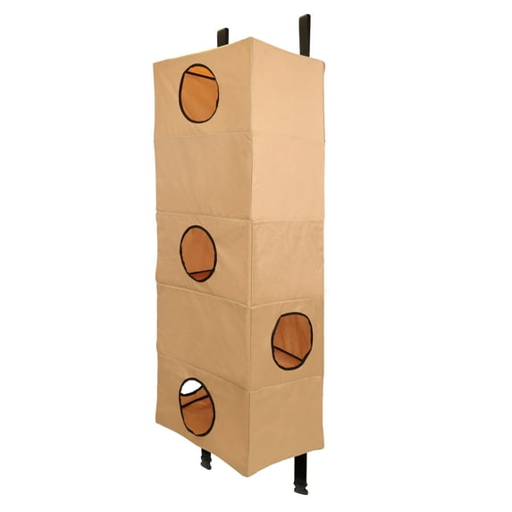 MiMu Door Hanging Cat Tower, Large - Nylon Hanging Cat Condo Over Door Cat Tree