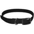 thumbnail image 1 of MiMu Large Silicone Dog Collar - Black 30in Stylish Dog Collar with Prong Buckle, 1 of 2