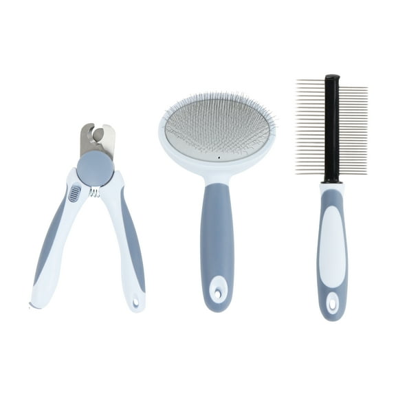 MiMu Pet Groomer Kit - Dog Nail Trimmers, Dog Slicker Brush, and Wire Dog Brush