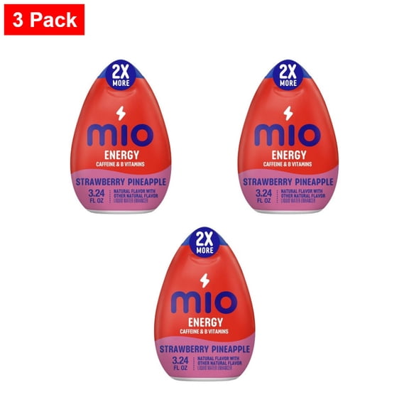 MiO Big Bottle Strawberry Pineapple Smash Liquid Water Enhancer - 3.24 fl oz Bottle