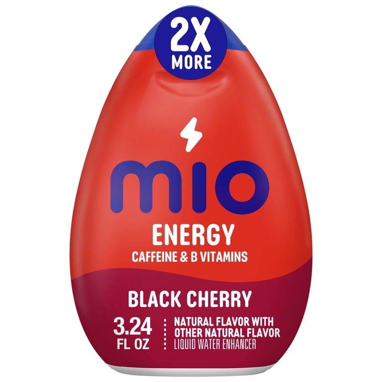 MiO Energy Black Cherry Water Enhancer, 3.24 fl oz - Walmart.com