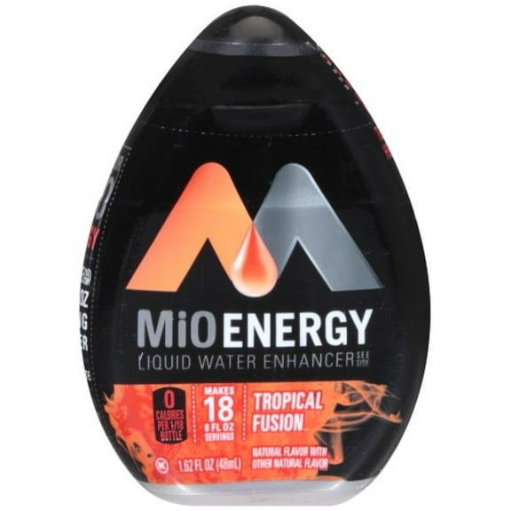 MiO Energy Tropical Fusion Water Enhancer 1.62 fl oz Bottle (Pack of 96)