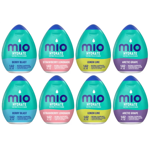 MiO Hydrate Flavored Drink Mix Variety Pack, 8 Pack