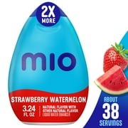 MiO Strawberry Watermelon Sugar Free Water Enhancer with 2X More, 3.24 fl oz Big Bottle
