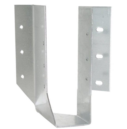 MiTek SKH26R-TZ Skewed Joist Hanger, 5-1/4 in H, 1-7/8 in D, 1-9/16 in W, 2 in x 6 to 8 in, Steel, Zinc