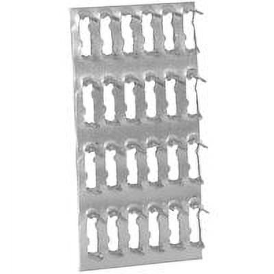 MiTek TPP36 Mending Plate, 5-1/4 in L, Steel, Galvanized 80 Pack