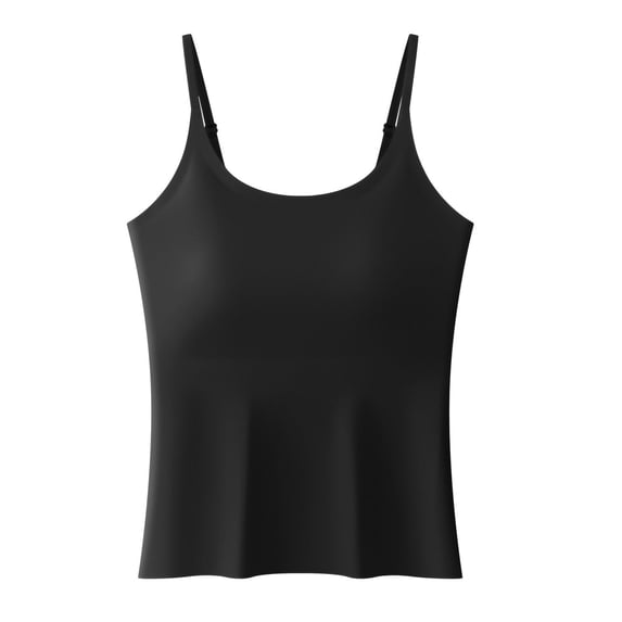 MiYuan Womens Spaghetti Strap Tank Tops Summer Camisole Athletic Workout Gym Going out Cute Basic Crop Top