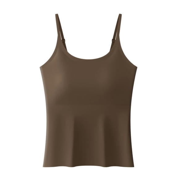 MiYuan Womens Spaghetti Strap Tank Tops Summer Camisole Athletic Workout Gym Going out Cute Basic Crop Top